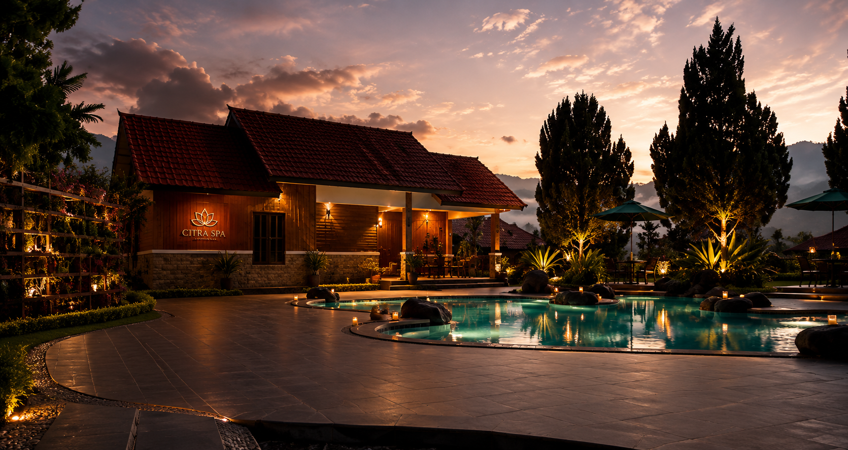 Citra Spa di Citra Cikopo Hotel Puncak dengan suasana relaksasi mewah